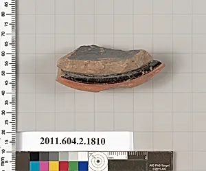 Terracotta fragment of a skyphos (deep drinking cup)