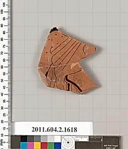 Terracotta fragment of a skyphos (deep drinking cup)