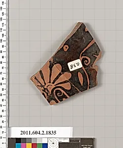 Terracotta fragment of a skyphos (deep drinking cup)