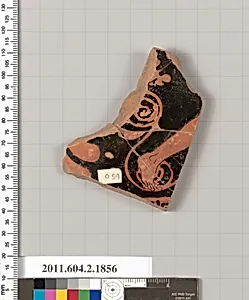 Terracotta fragment of a skyphos (deep drinking cup)