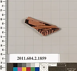 Terracotta fragment of a skyphos (deep drinking cup)