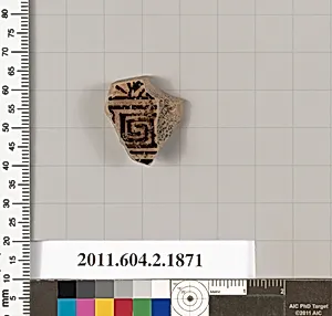 Terracotta fragment of a skyphos (deep drinking cup) by Unknown Artist