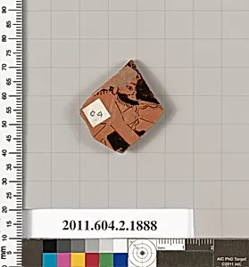 Terracotta fragment of a skyphos (deep drinking cup)
