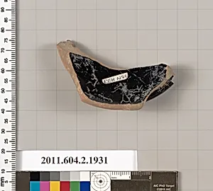 Terracotta fragment of a skyphos (deep drinking cup) by Unknown Artist