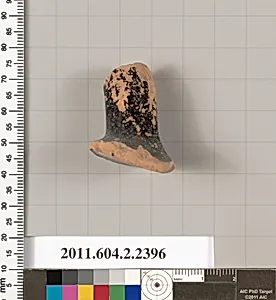 Terracotta fragment of a skyphos (deep drinking cup)? by Unknown Artist