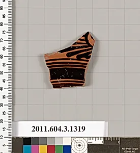 Terracotta fragment of a skyphos (deep drinking cup) by Unknown Artist