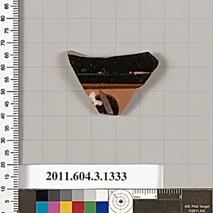 Terracotta fragment of a skyphos (deep drinking cup) by Unknown Artist
