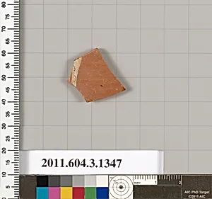 Terracotta fragment of a skyphos (deep drinking cup) by Unknown Artist