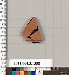 Terracotta fragment of a skyphos (deep drinking cup) by Unknown Artist