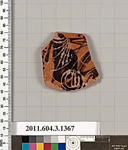 Terracotta fragment of a skyphos (deep drinking cup) by Unknown Artist