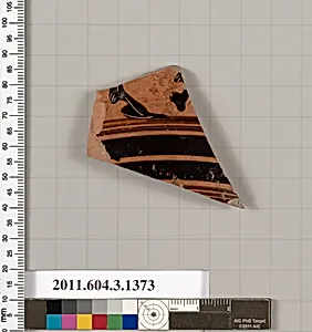 Terracotta fragment of a skyphos (deep drinking cup) by Unknown Artist