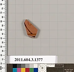 Terracotta fragment of a skyphos (deep drinking cup) by Unknown Artist