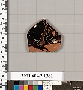 Terracotta fragment of a skyphos (deep drinking cup) by Unknown Artist