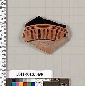 Terracotta fragment of a skyphos (deep drinking cup) by Unknown Artist