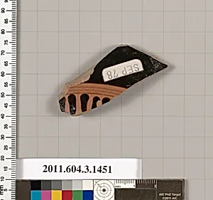 Terracotta fragment of a skyphos (deep drinking cup) by Unknown Artist