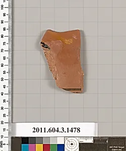 Terracotta fragment of a skyphos (deep drinking cup) by Unknown Artist