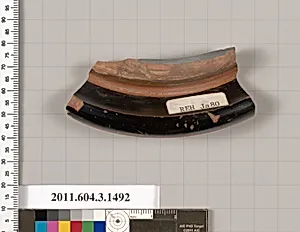 Terracotta fragment of a skyphos (deep drinking cup) by Unknown Artist