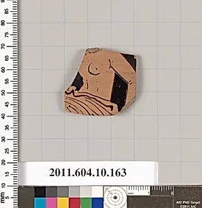 Terracotta fragment of a skyphos (deep drinking cup) by Unknown Artist