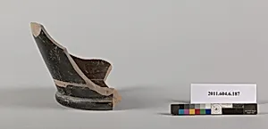 Terracotta fragment of a skyphos (deep drinking cup) by Unknown Artist