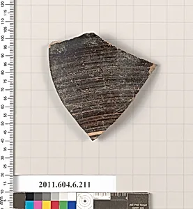 Terracotta fragment of a skyphos (deep drinking cup)? by Unknown Artist