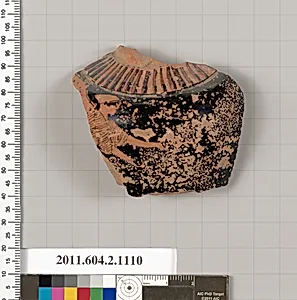 Terracotta fragment of a squat lekythos (oil flask)? by Unknown Artist