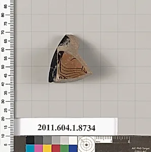 Terracotta fragment of a stemless cup