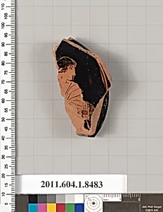 Terracotta fragment of a stemless kylix (drinking cup) by Unknown Artist