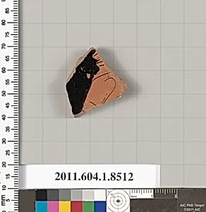 Terracotta fragment of a stemless kylix (drinking cup) by Unknown Artist