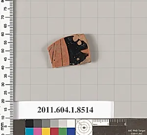 Terracotta fragment of a stemless kylix (drinking cup) by Unknown Artist