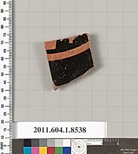 Terracotta fragment of a stemless kylix (drinking cup) by Unknown Artist