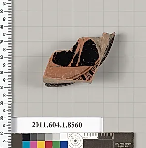 Terracotta fragment of a stemless kylix (drinking cup) by Unknown Artist