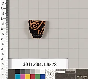 Terracotta fragment of a stemless kylix (drinking cup) by Unknown Artist