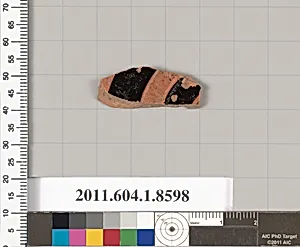 Terracotta fragment of a stemless kylix (drinking cup) by Unknown Artist