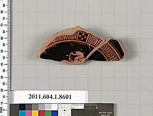 Terracotta fragment of a stemless kylix (drinking cup) by Unknown Artist