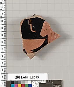 Terracotta fragment of a stemless kylix (drinking cup) by Unknown Artist