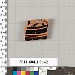 Terracotta fragment of a stemless kylix (drinking cup) by Unknown Artist