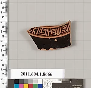 Terracotta fragment of a stemless kylix (drinking cup) by Unknown Artist