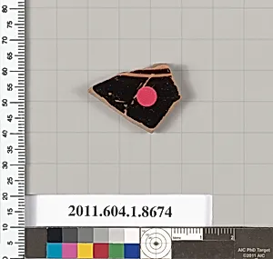 Terracotta fragment of a stemless kylix (drinking cup) by Unknown Artist