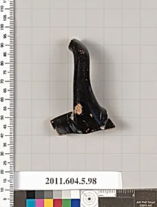 Terracotta fragment of a stemless kylix (drinking cup)?