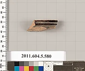 Terracotta fragment of a stemless kylix (drinking cup) by Unknown Artist