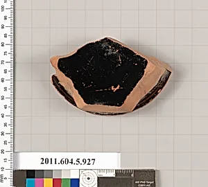 Terracotta fragment of a stemless kylix (drinking cup) by Unknown Artist