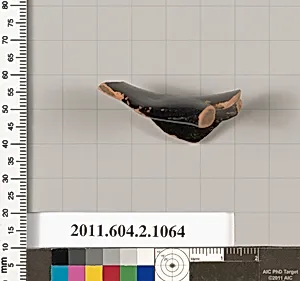 Terracotta fragment of a trefoil oinochoe (jug)