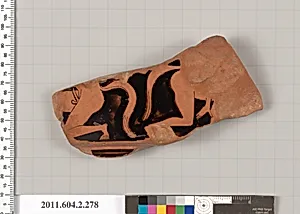 Terracotta fragment of a volute-krater (bowl for mixing wine and water) by Unknown Artist