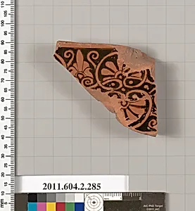 Terracotta fragment of a volute-krater (bowl for mixing wine and water)