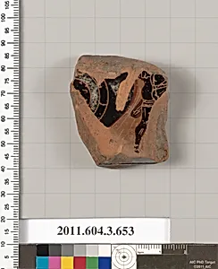 Terracotta fragment of a volute-krater (bowl for mixing wine and water) by Unknown Artist