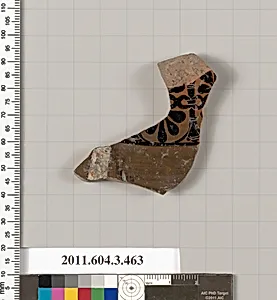 Terracotta fragment of an amphora (jar)? by Unknown Artist