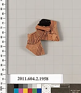 Terracotta fragment of an oinochoe: chous (jug)? by Unknown Artist