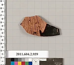 Terracotta fragment of an oinochoe (jug)