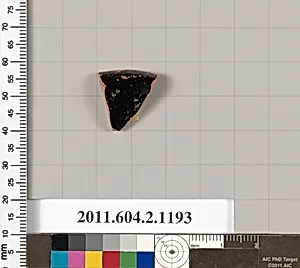 Terracotta fragment of an oinochoe (jug)? by Unknown Artist