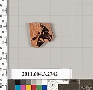 Terracotta fragment of an oinochoe (jug) or olpe (jug) by Unknown Artist